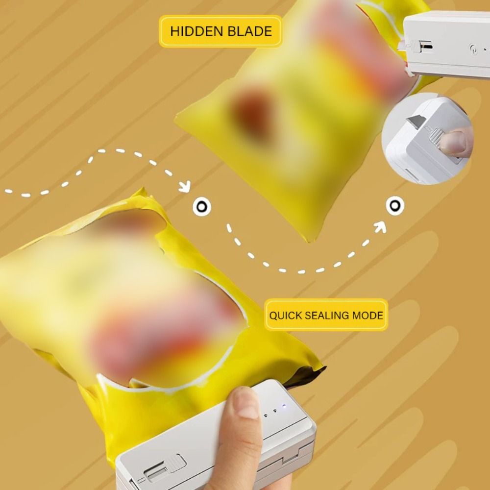 Quick Food Snacks - Máquina Selladora Magnética de Bolsas para