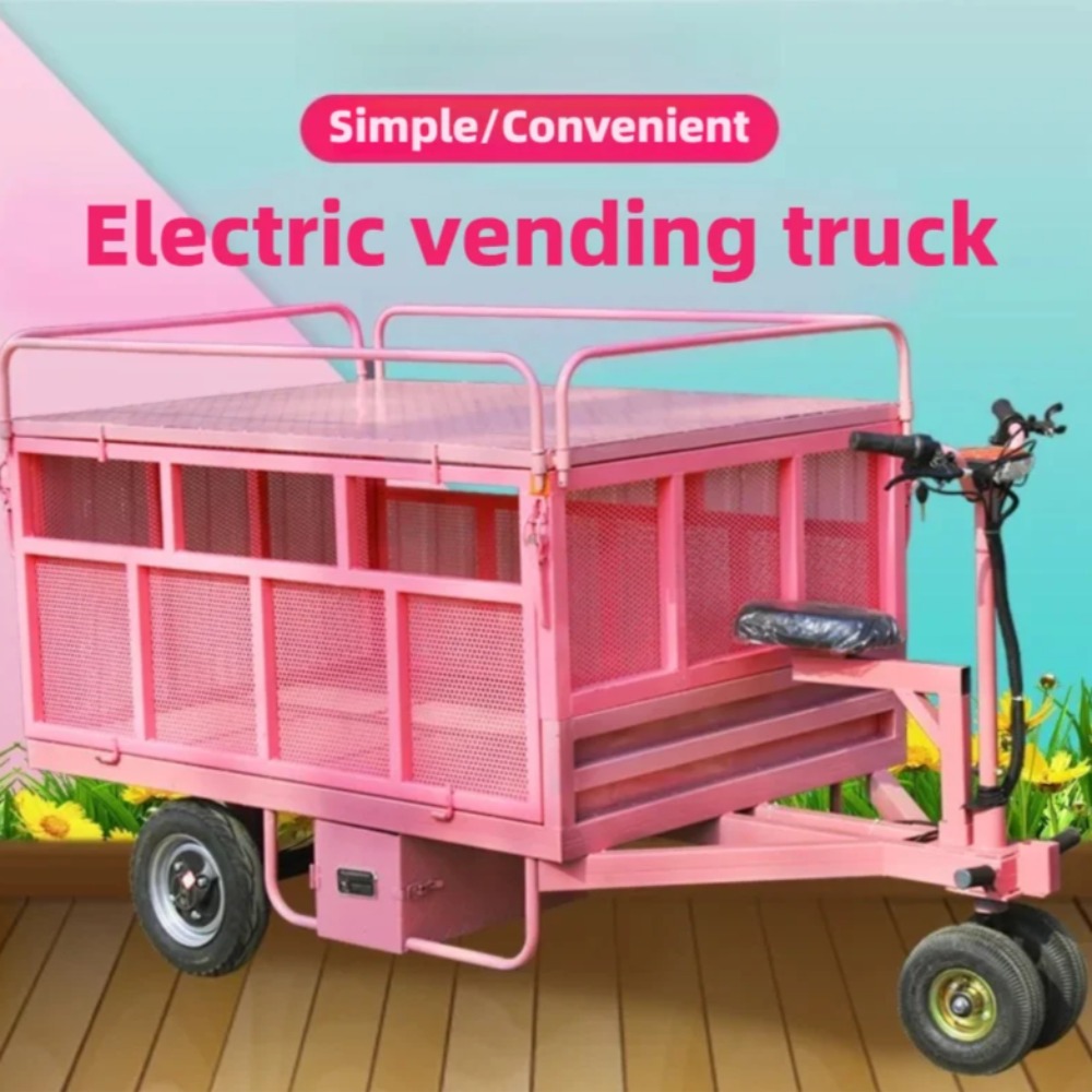 Snacks Food Stall - Carrito Eléctrico de 3 Ruedas con