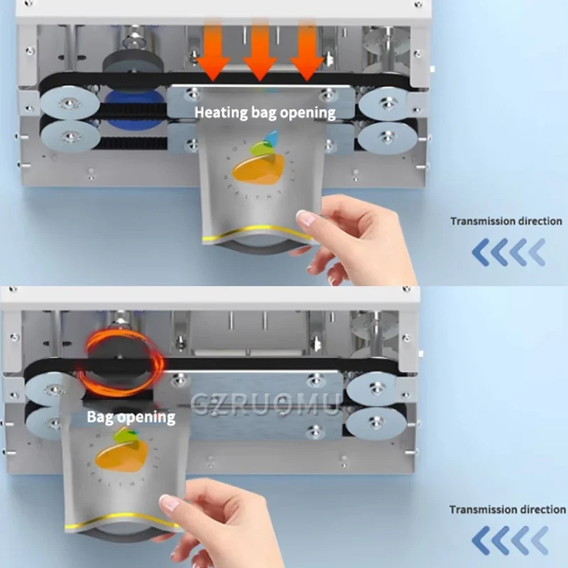 Quick Food Snacks - Máquina Selladora Automática GLF-100 para Bolsas