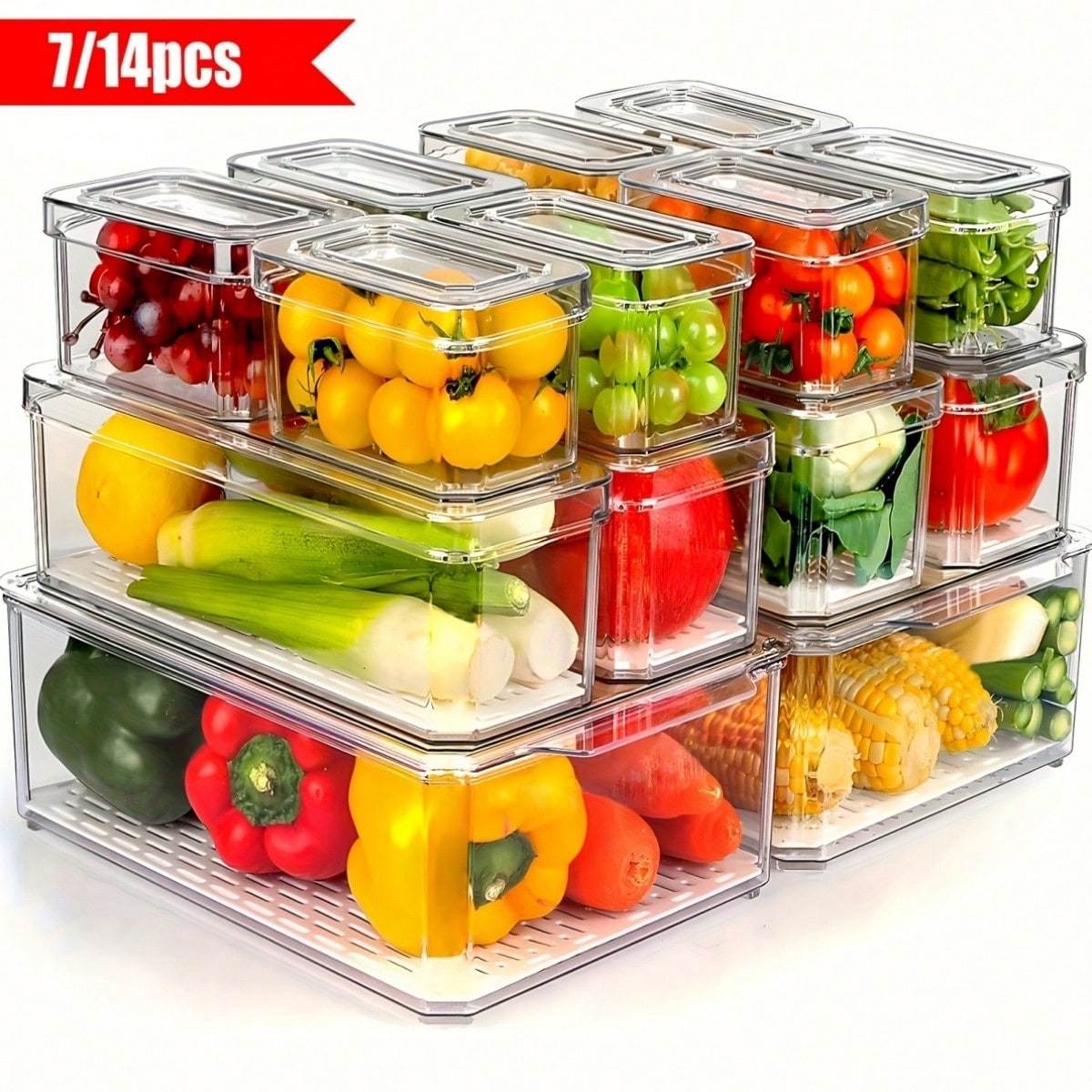 Paquete de 7/14 contenedores o - Food Snacks For Party reseña y precio