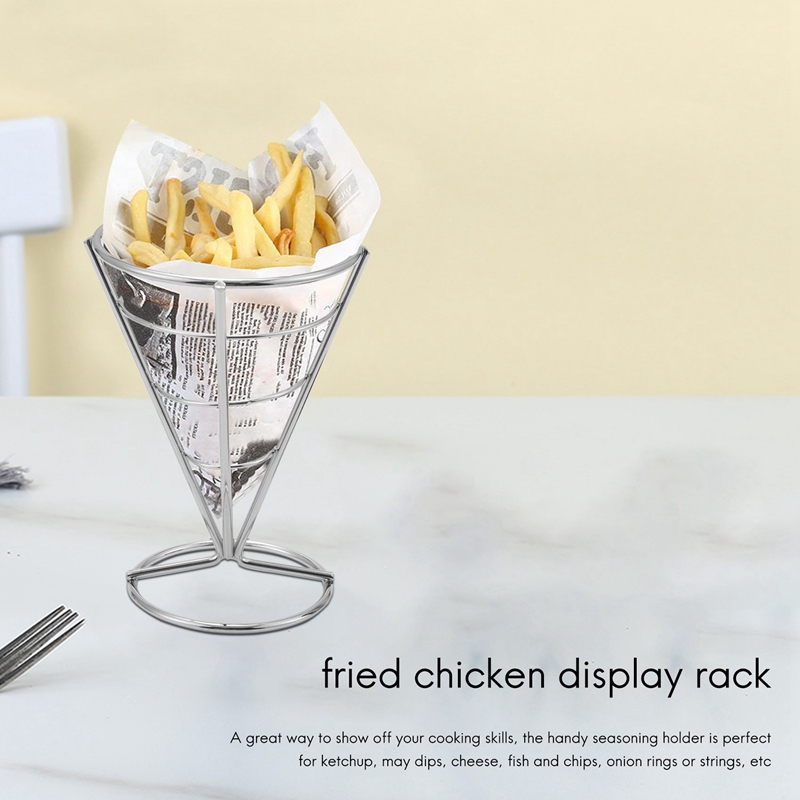 4 Piezas Soporte para Papas Fr - Food Snacks Basket reseña y precio