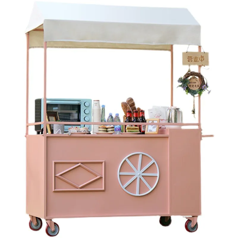 Carrito de Comida Móvil con Ru - Snacks Food Stall reseña y precio