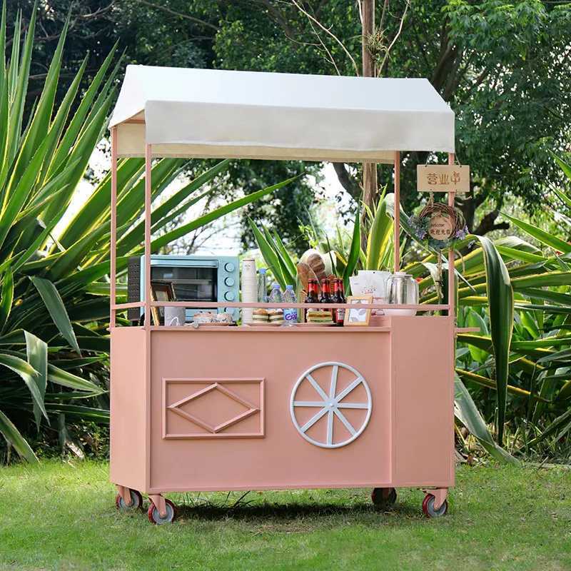 Carrito de Comida Móvil con Ru - Snacks Food Stall reseña y precio