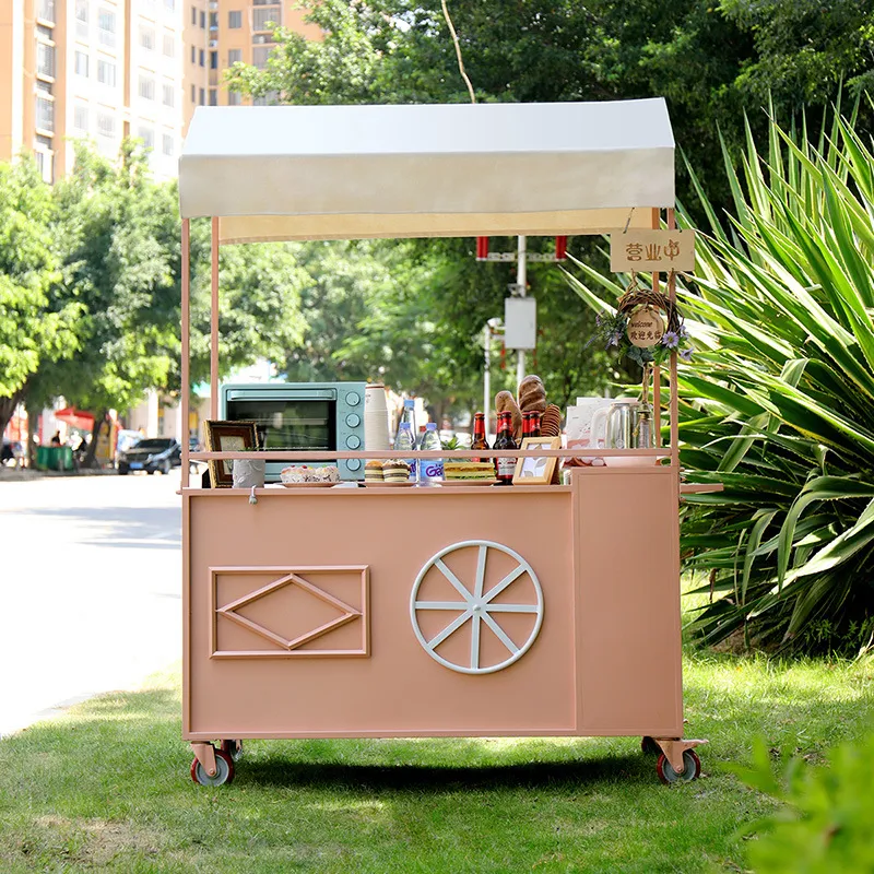 Carrito de Comida Móvil con Ru - Snacks Food Stall reseña y precio