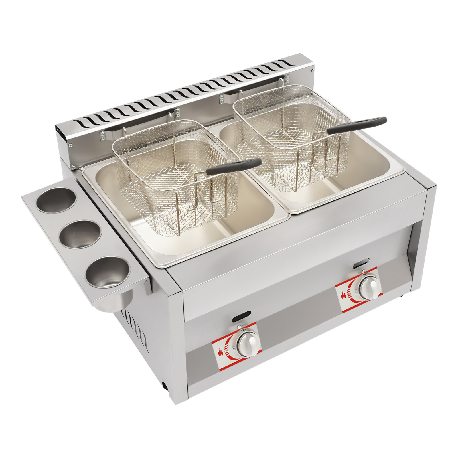 Freidora Comercial de Gas LPG  - Food Snacks Basket reseña y precio