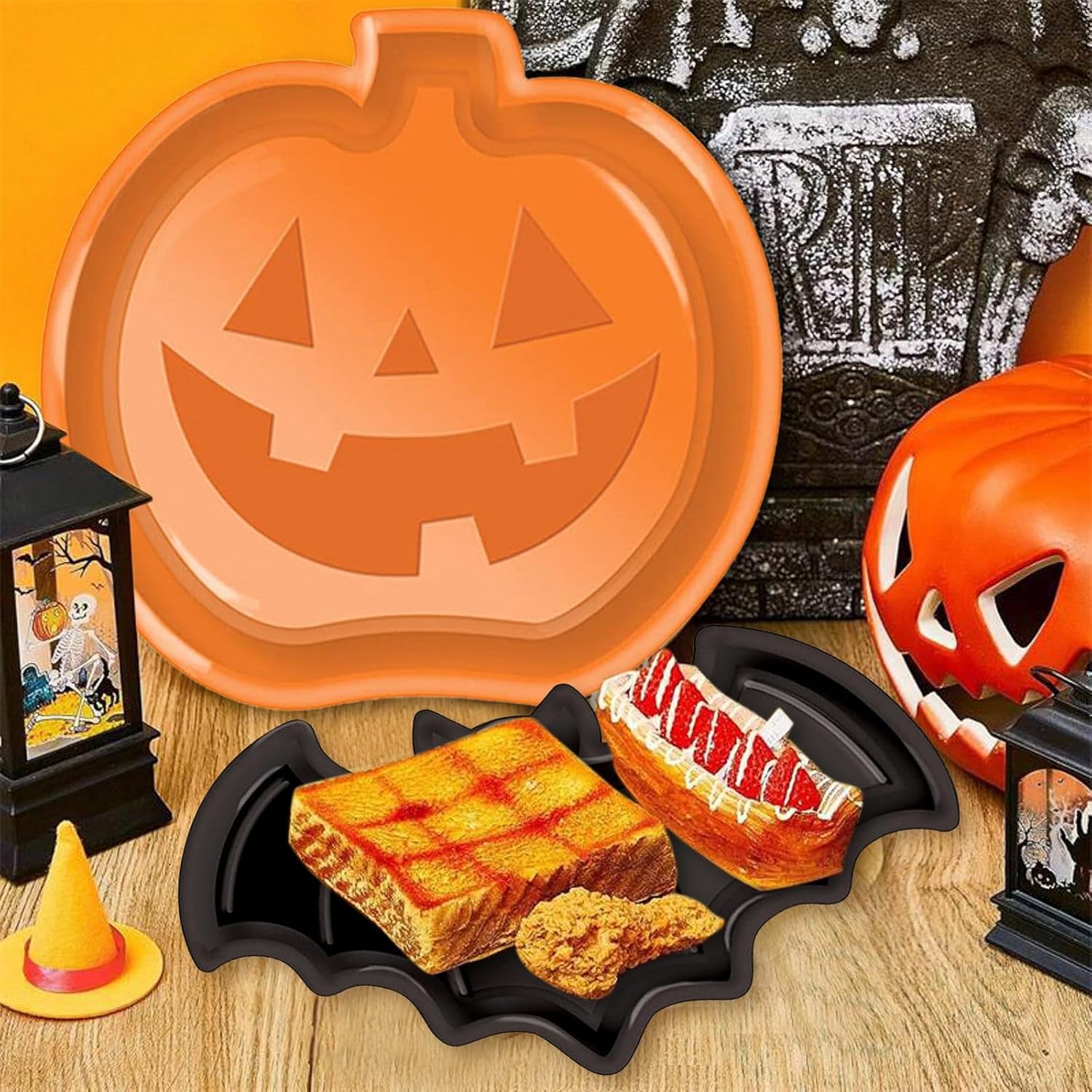 Juego de Platos Reutilizables  - Food Snacks For Party reseña y precio