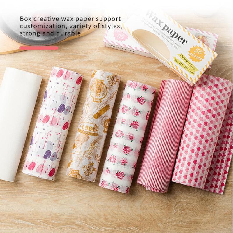Papel encerado con estampado c - Food Snacks Basket reseña y precio