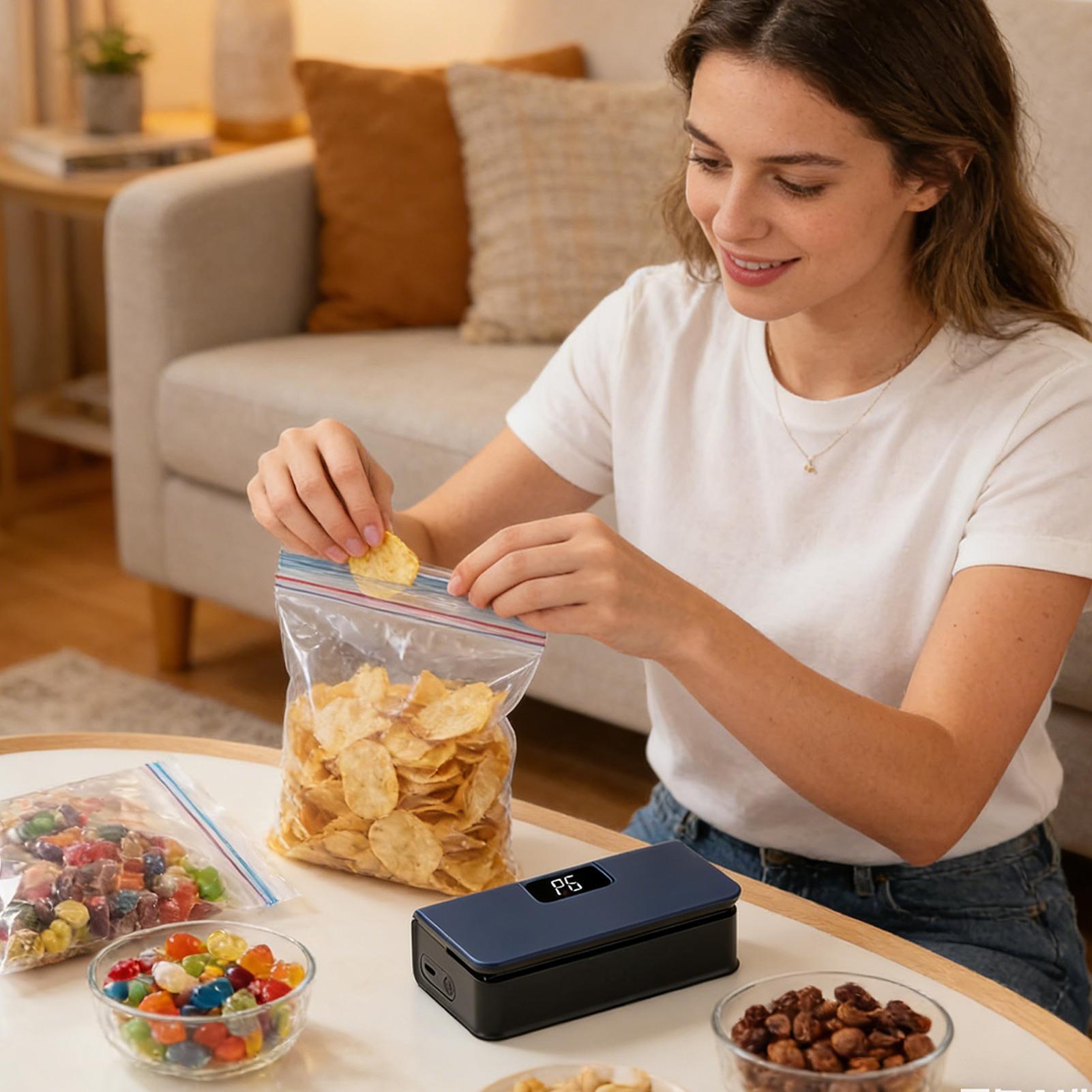 Máquina Selladora de Bolsas Ma - Food Snacks Packaging reseña y precio