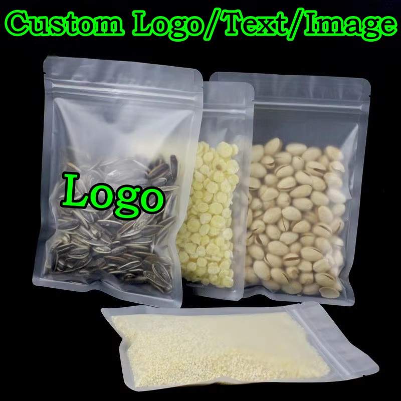 Paquete de 100 Bolsas de Plást - Logo Food Snack reseña y precio