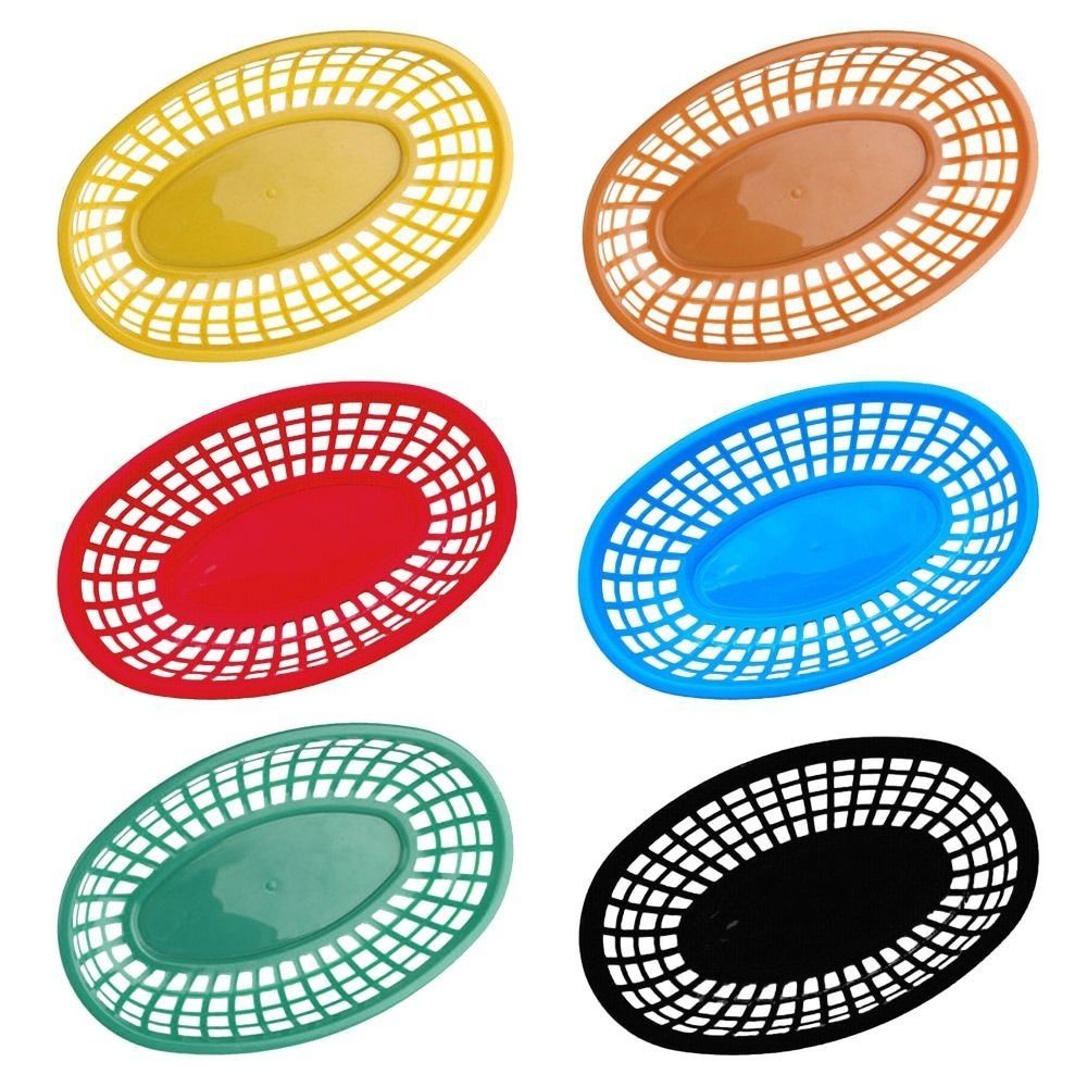 D9 - Juego de 7 Cestas de Plás - Food Snacks Basket reseña y precio