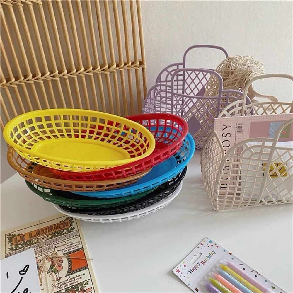 D9 - Juego de 7 Cestas de Plás - Food Snacks Basket reseña y precio