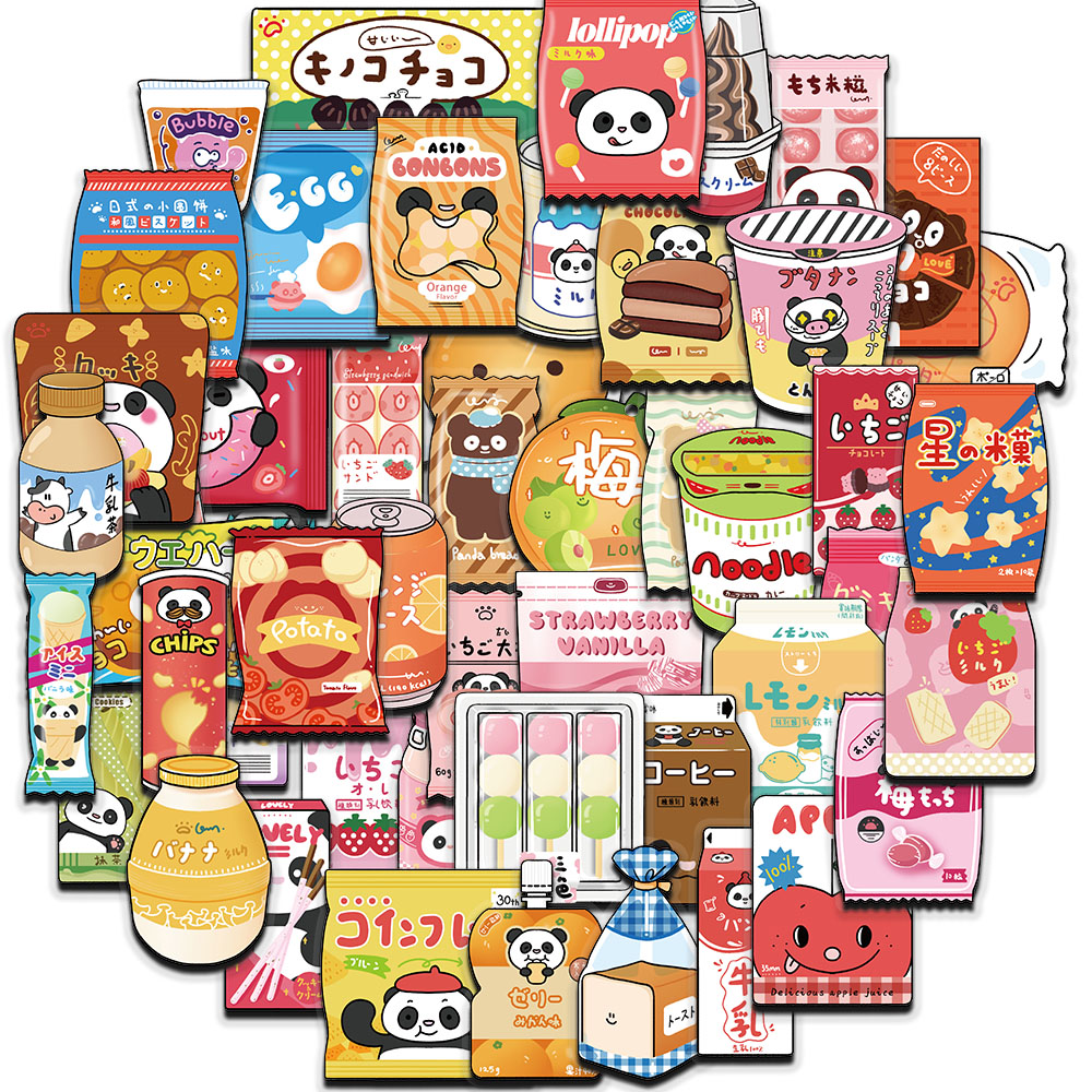 50 pegatinas de alimentos para - Food Snacks For Party reseña y precio